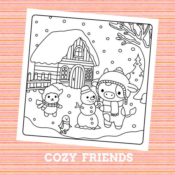 Printable Cozy Cow and Friends by Griloo - Pack of 3