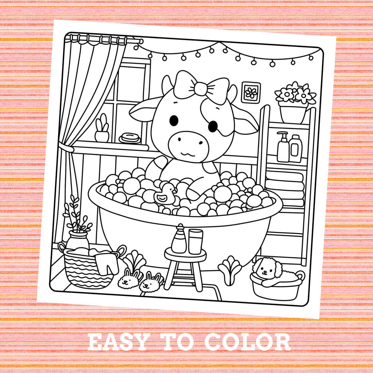Printable Cozy Cow and Friends by Griloo - Pack of 3