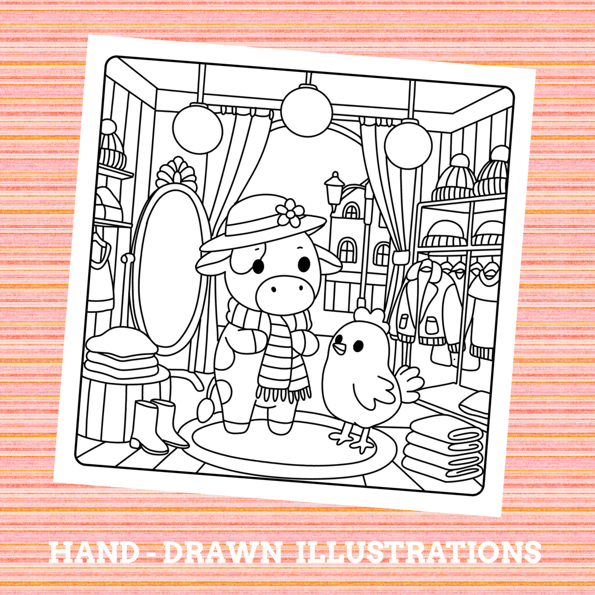 Printable Cozy Cow and Friends by Griloo - Pack of 3