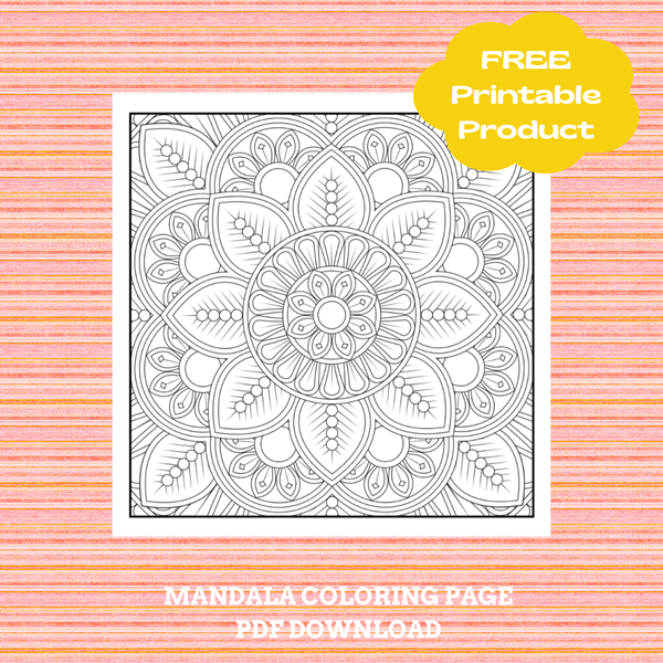 FREE Printable Mandala by Griloo